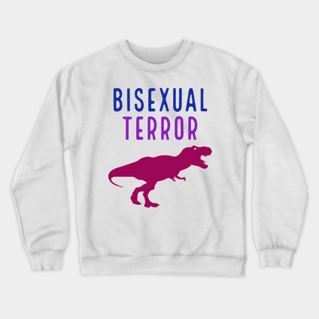 Bisexual Terror Crewneck Sweatshirt by Ali Hylton